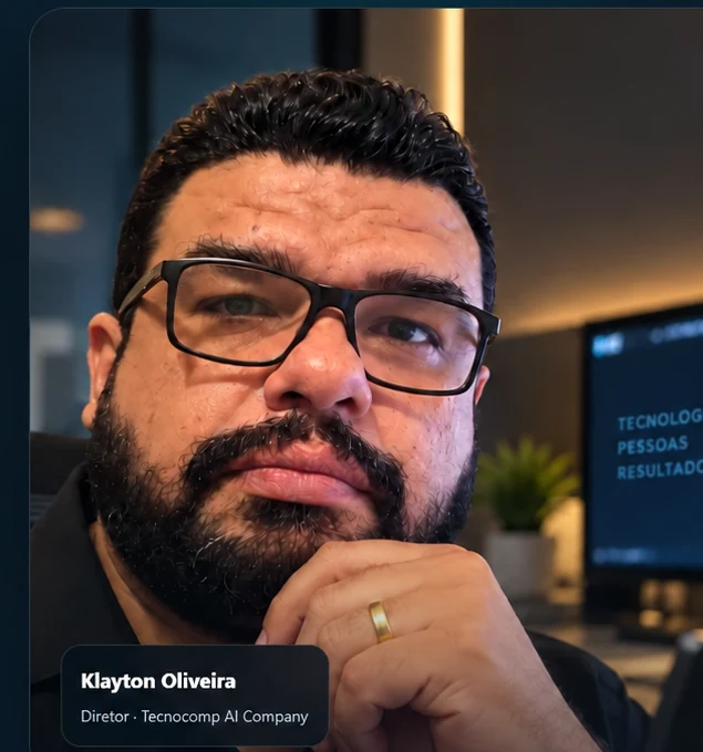 Klayton Oliveira, diretor da Tecnocomp AI Company